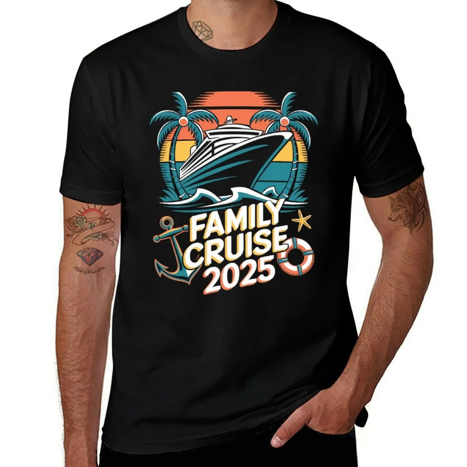 

Cruise Wear Family Matching 2025 Cruise T-Shirt T-shirts man anime blue archive fitted t shirts for men