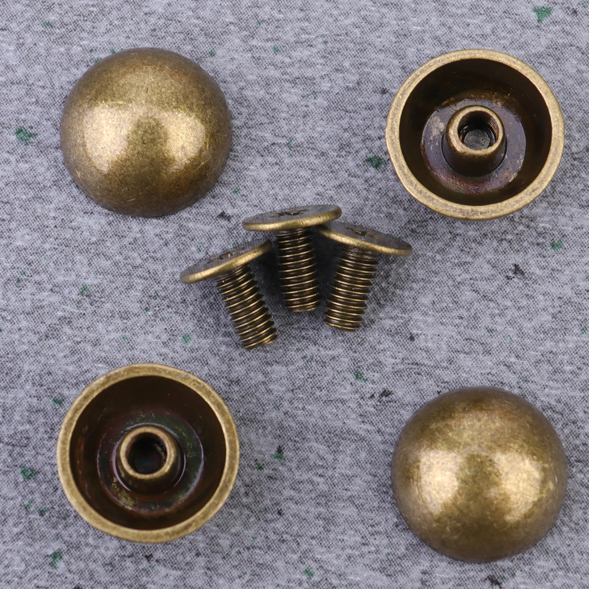 

20 Pcs Mushroom Rivets Alloy Semicircular Punk Metal Crafts Sewing Accessories Decor for Denim Jackets Shoes