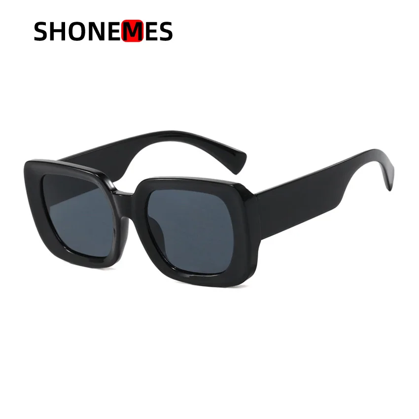 

Shonemes Square Sunglasses Vintage Men Women Sun Glasses Big Frame Outdoor UV400 Shades Black Tortoise for Unisex