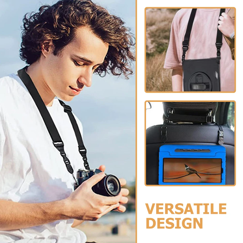 

3 Pcs Shoulder Strap Protective Case Detachable Straps for Hand Bags Adjustable Laptop Black