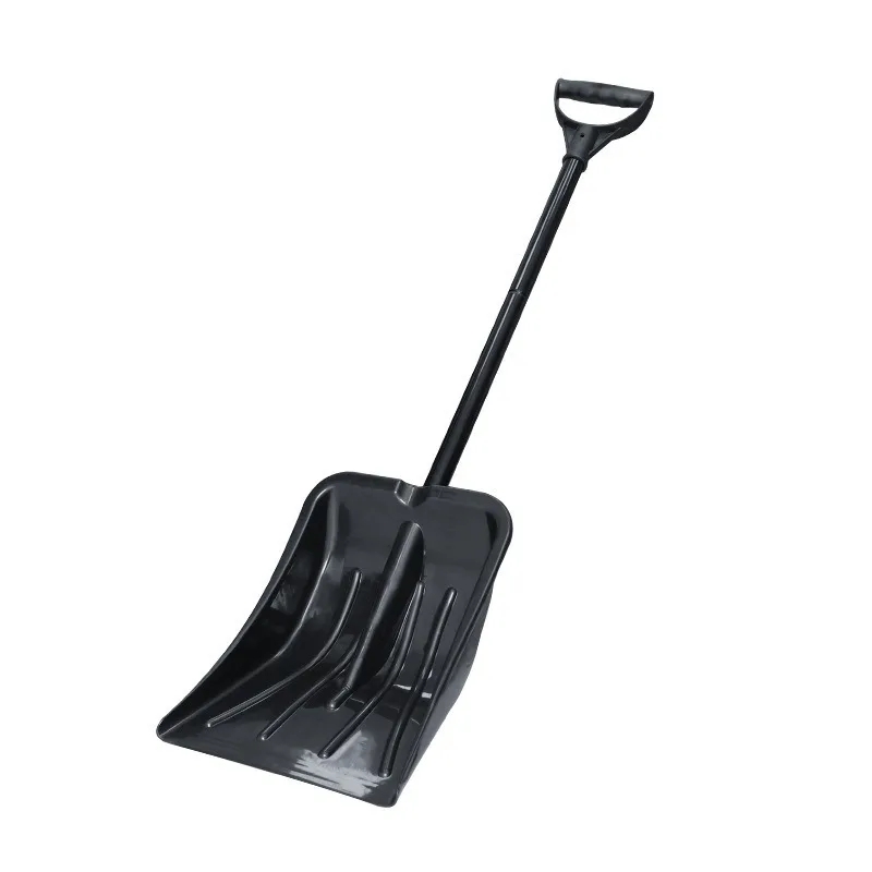 Winter snow removal plow attachment removable snow removal shovel reinforced square piece (25cm) snow removal 54cm handle