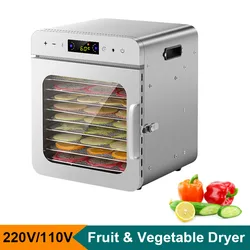 10-layer Fruit Vegetable Dryer Drying Machine Intelligent Food Dehydrator Touch Screen Household