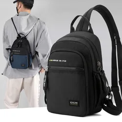 New Shoulder Bag Man 2024 Casual Chest bags Business Male Bag Multi-Functional Men Backpack Cycling Sports Rucksack Travel Pack