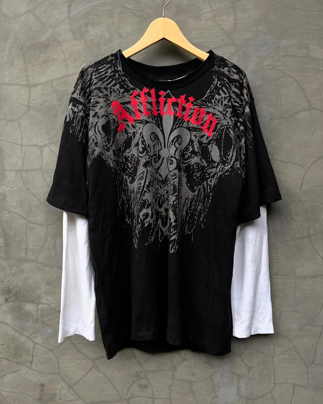 

Y2K поддельные топы из двух предметов, мужская уличная одежда в стиле хип-хоп, готическая уличная одежда, американский тренд, унисекс, повседневные модные мешковатые топы с длинными рукавами