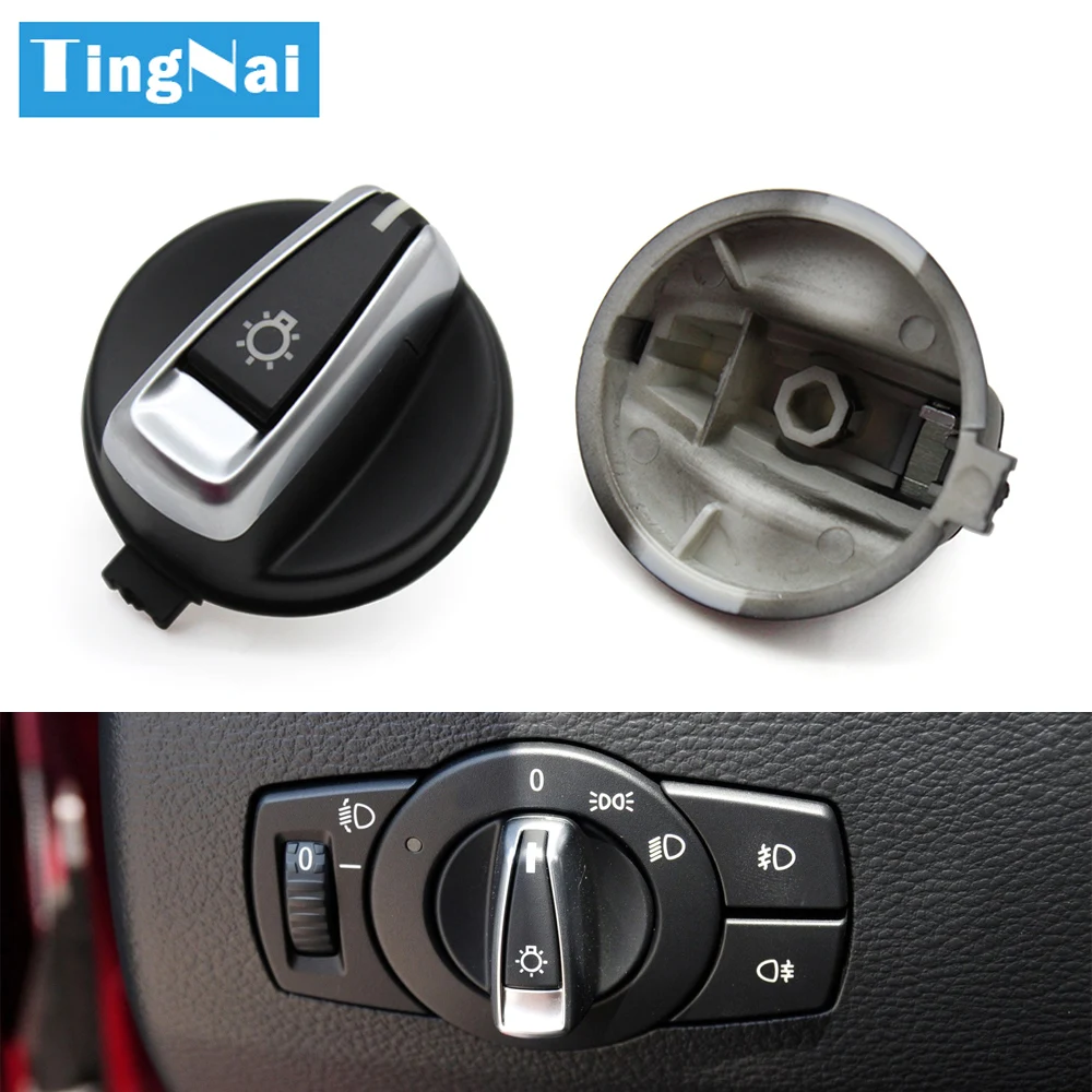 Auto Scheinwerfer Schalter Montage Kopf Lampe Drehknopf Taste Kappe Für BMW 1 3X1 Serie E90 E91 E92 E93 e84 E81 E82 E87 E88