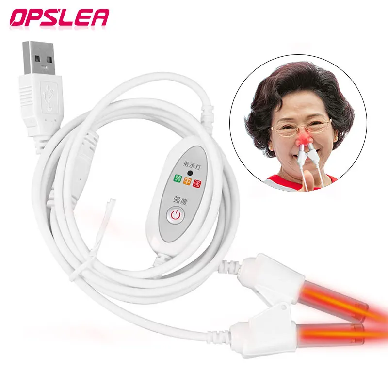 

Rhinitis Laser Therapy Device Treatment Nose Sinusitis Hay Fever Sneeze BioNase Low Frequency 650nm Laser Nasal Physiotherapy