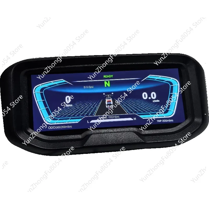6,86 пользовательский пленочный транзистор, цифровой дисплей для мотоциклетной платы, спидометр, навигация, совместимость, подходит для электромобилей