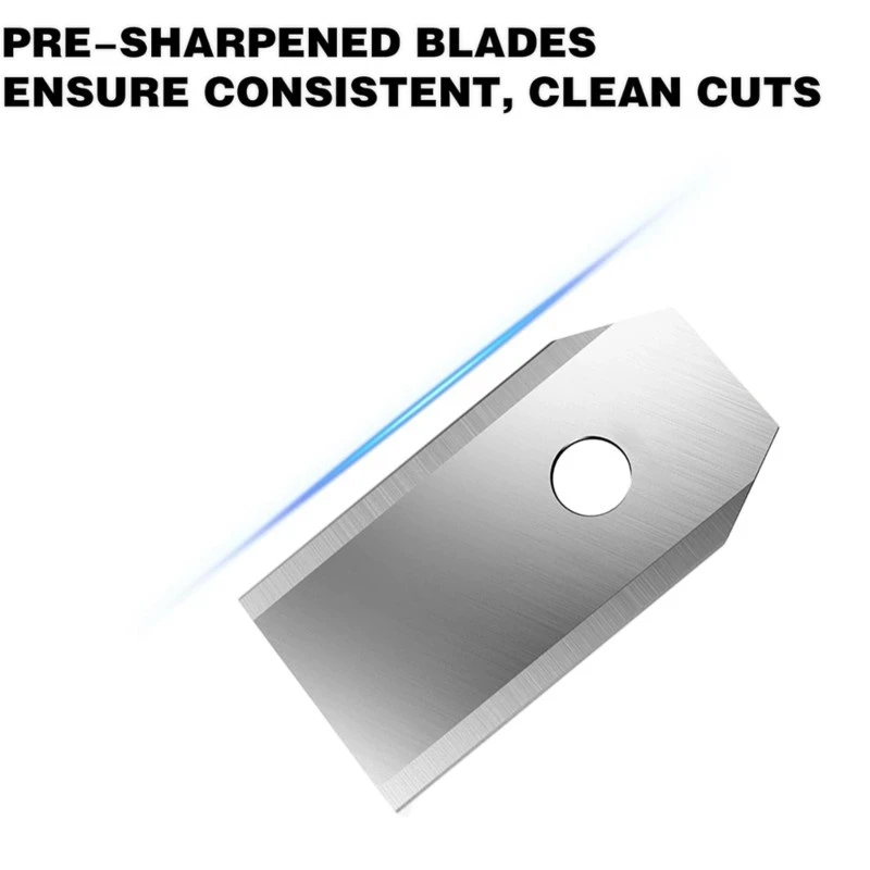 DT16 60Pcs Replacement Blades for Segway Navimow, Robotic Lawnmower Blades, Stainless Steel Smart Mower Blades with Screws for