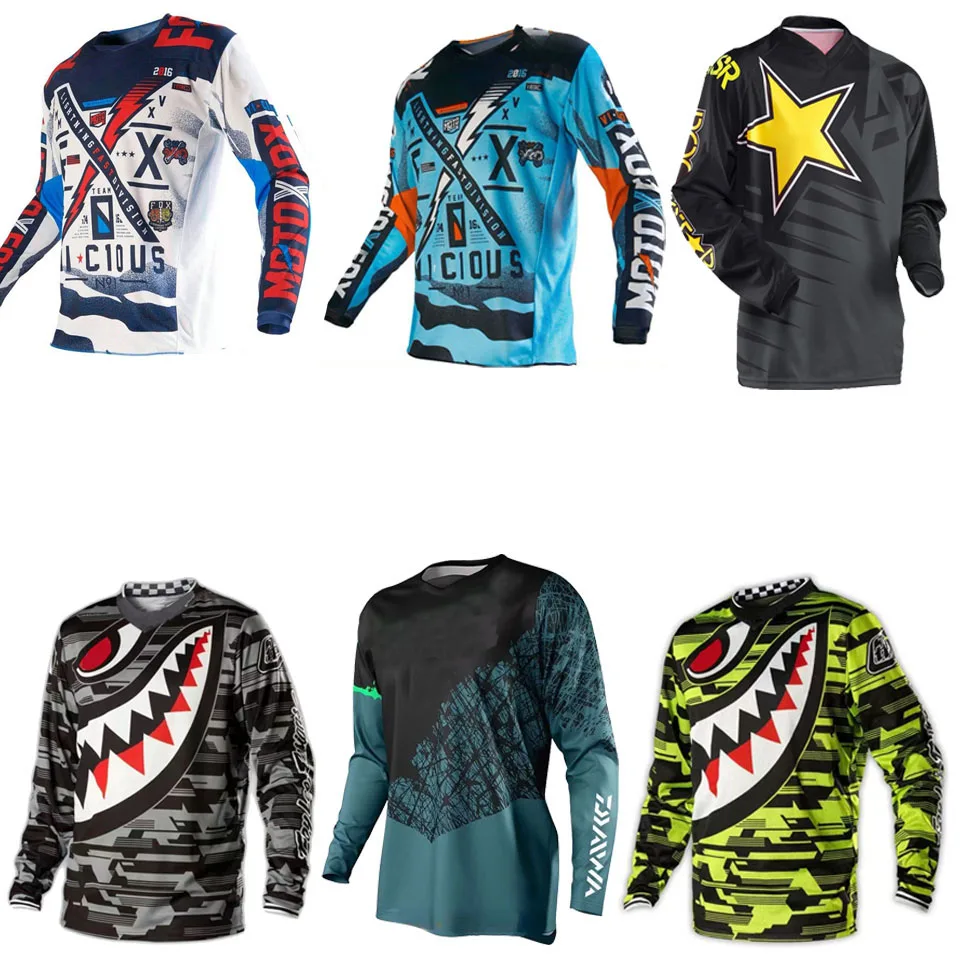 Motocross Jersey Mountair Enduro abbigliamento bici bicicletta Moto Downhil donna uomo MTB camicie BMX Jersey ropa de moto hombre