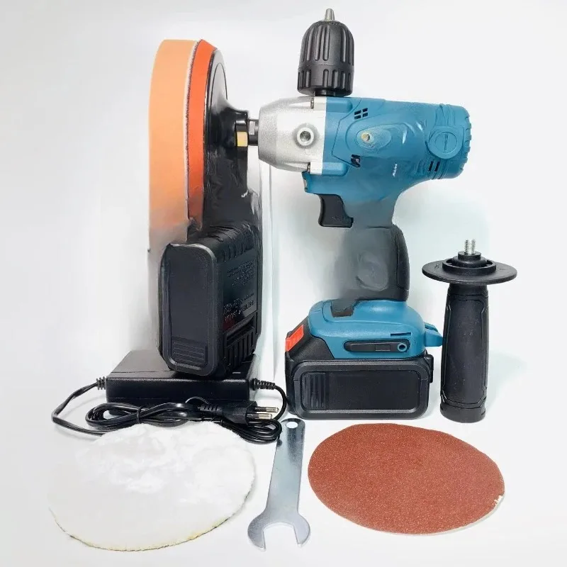 Dual-purpose lithium rechargeable electric drill, adjustable speed auto repair and polishing machine, industrial grade