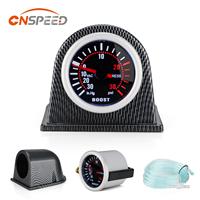 CNSPEED Universal 2inch 52MM Car Turbo Boost Gauge Meter PSI Pressure Gauges Smoke Lens LED Digital Pointer