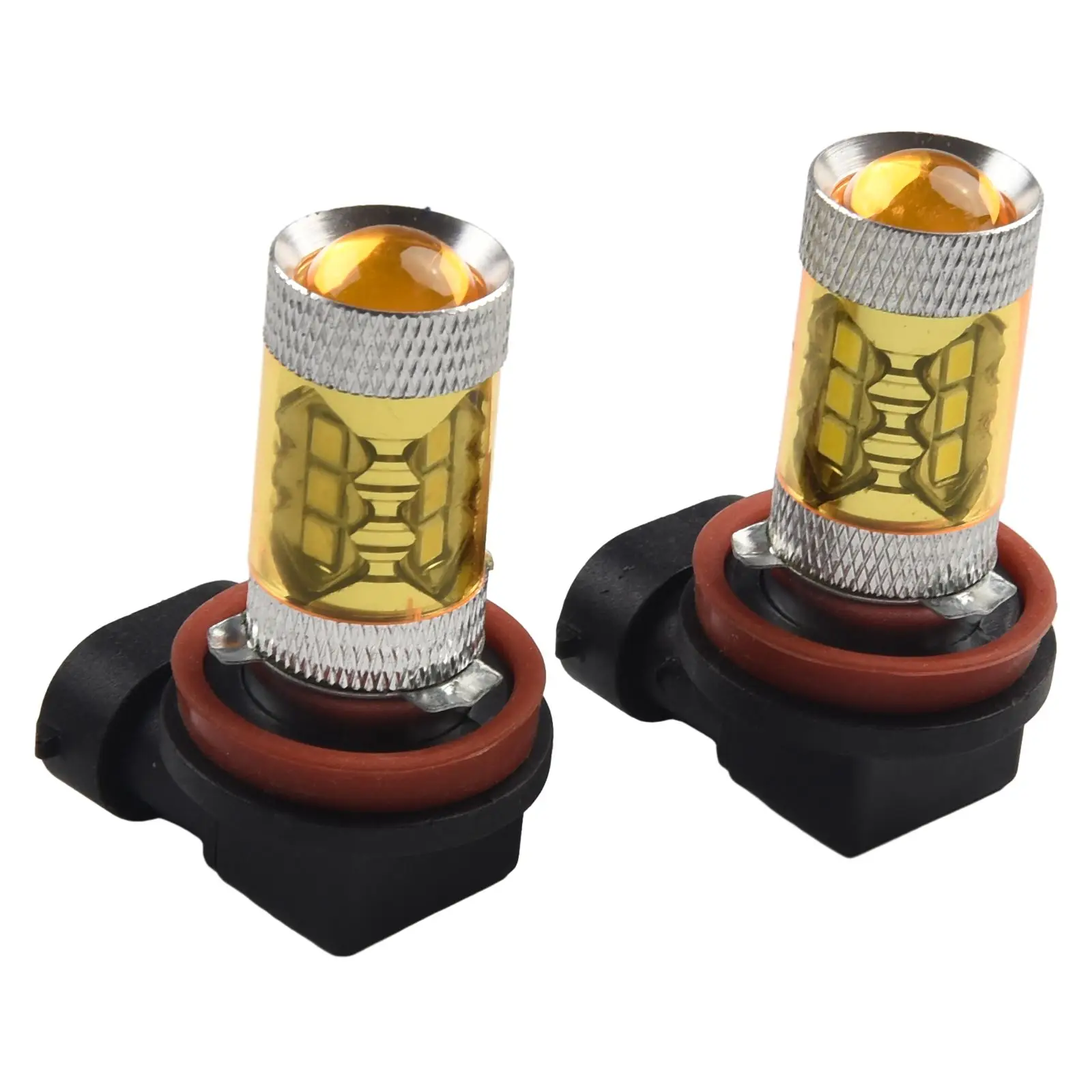 

Автомобильная лампа Автомобильные фары Противотуманная фара H11 Светодиодные лампы Желтый 12 В постоянного тока 360 градусов 50000H 80 Вт Простота установки