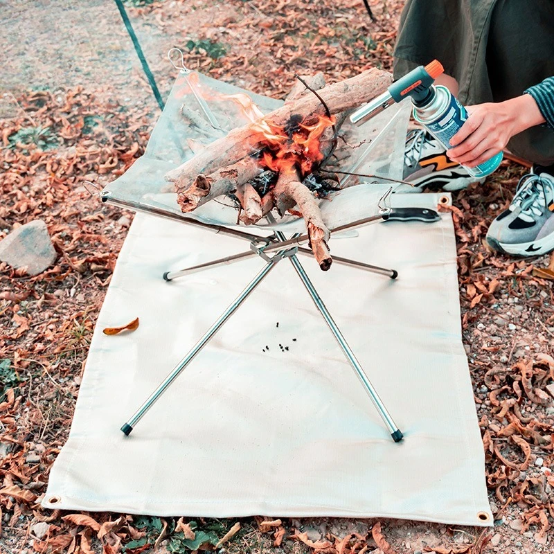 Outdoor cooking and barbecue insulation mats, flame-retardant, high-temperature resistant glass fiber flame-retardant fabric