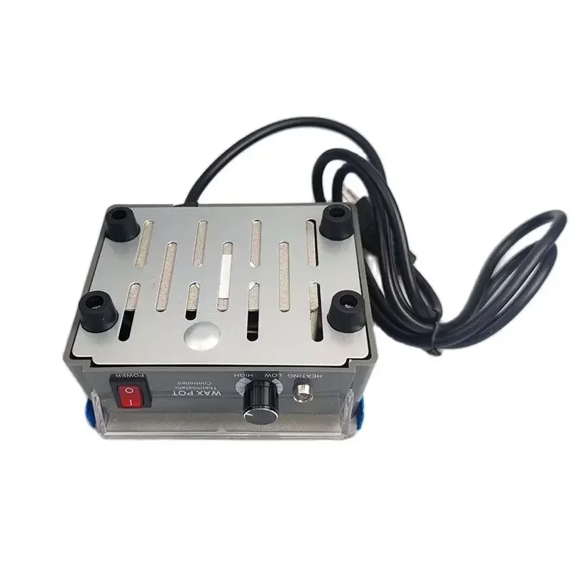 Dental Lab Equipment Wax Warmer - Digital 3 Tri-Slot Paraffin Wax Melter Heater | Dental Carving Waxing Pot Dentistry Tool