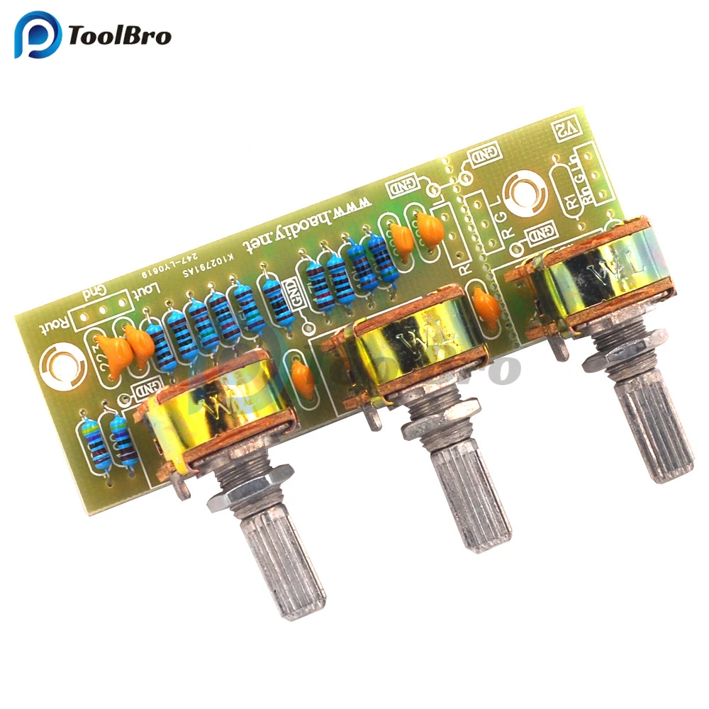 Imagem -02 - Diy Kit Placa de Palco Frontal Passiva para Amplificador de Potência Painel Frontal Tone Placa Pcb