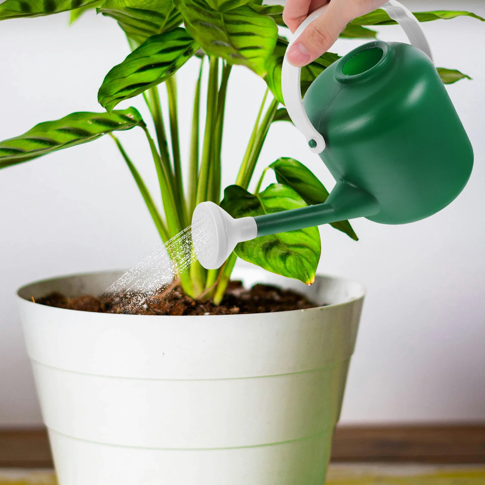 

1.2L 'S Plastic Watering Can Long Spout Durable Garden Tool For Indoor Plants Flower Pot Heavy Duty Jug