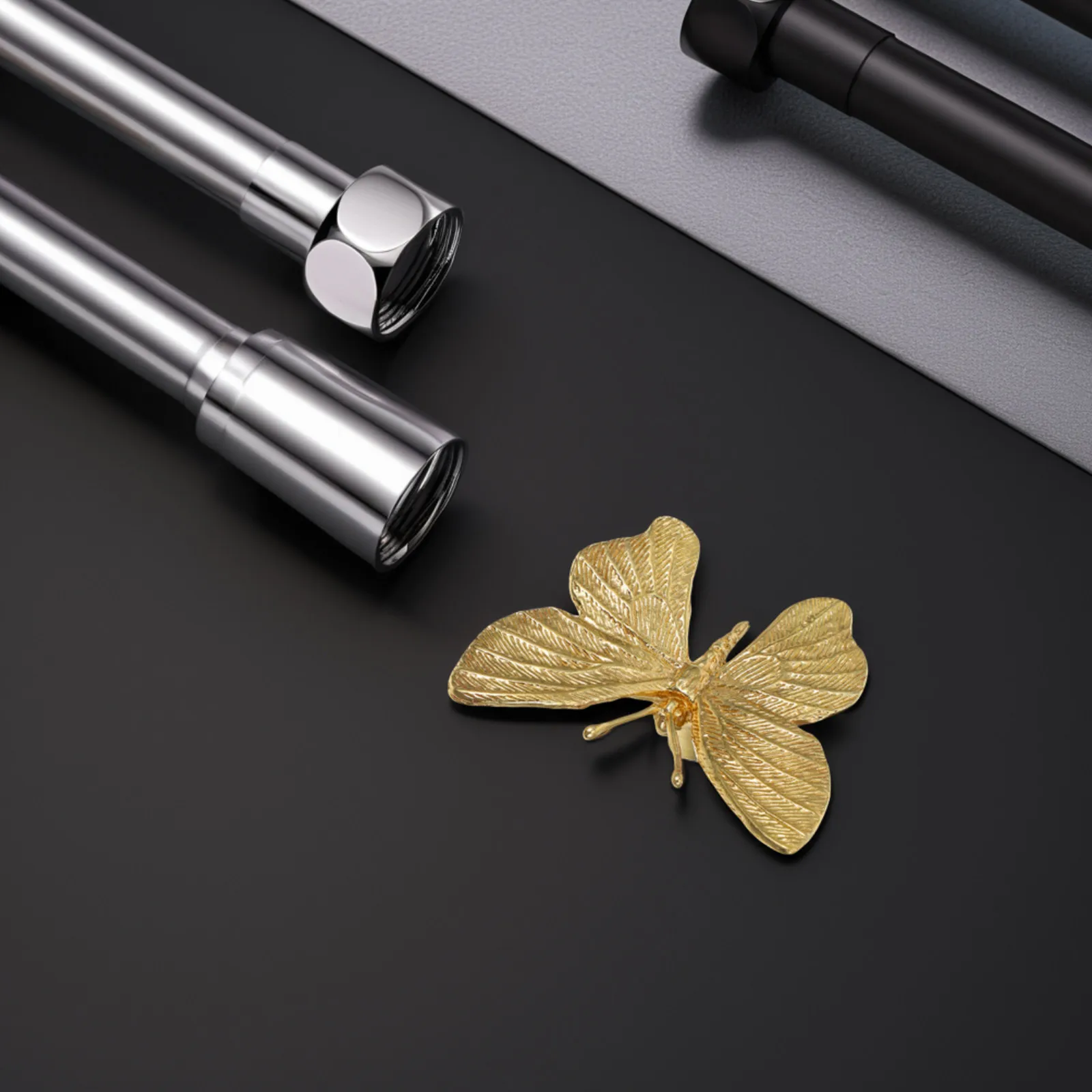 

Decorative Butterfly Brass Cabinet Knobs Vintage Pulls for Drawers Dressers Bookshelves Nightstands Closet Doors Home Furniture