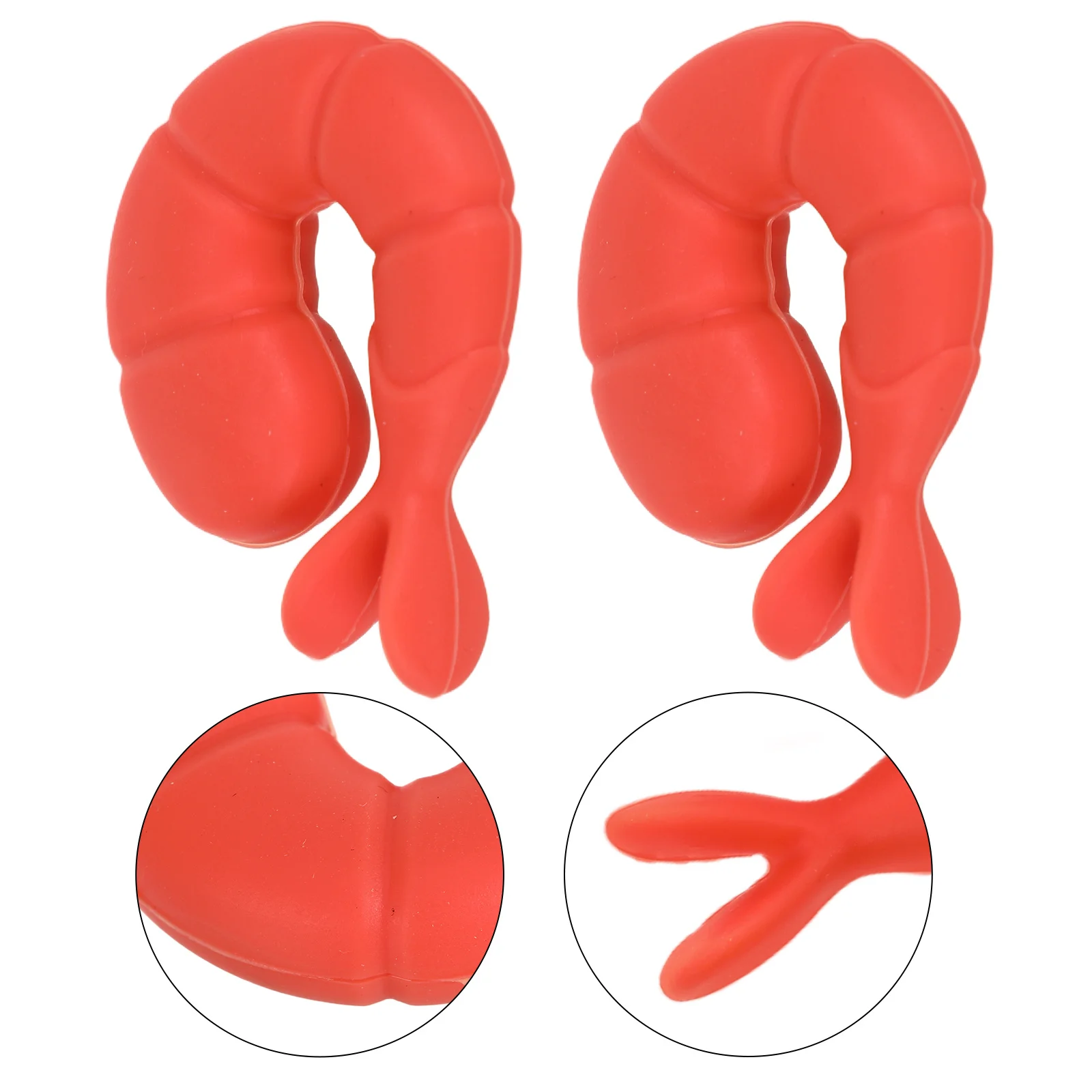 

2Pcs Silicone Spill Proof Lid Lifter Pot Steam Releaser Clip Heat Resistant Splash Proof Kitchen Gadget for Soup Saucepan Frying