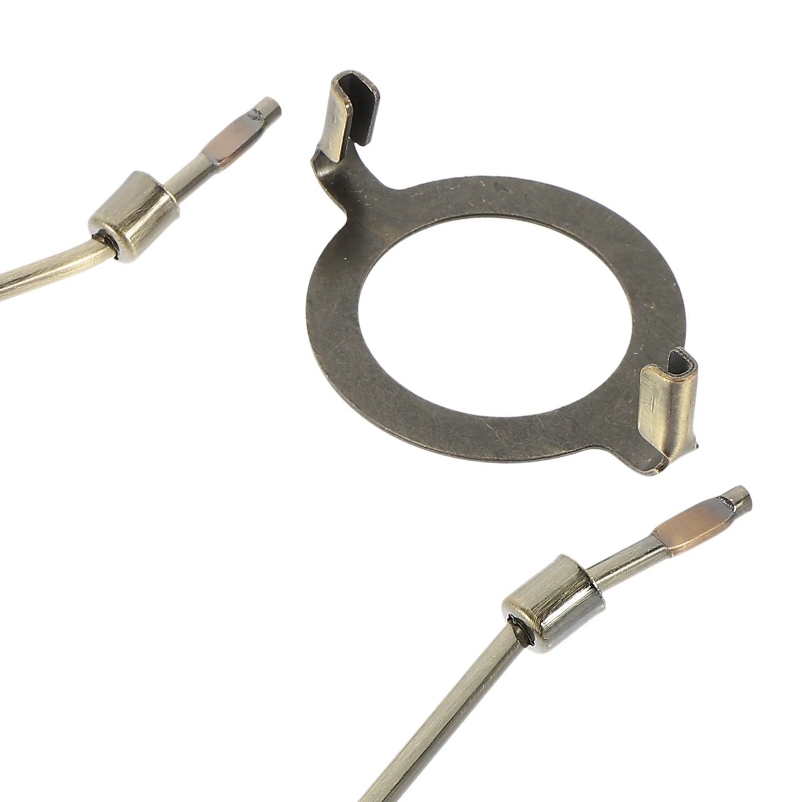 

2pcs Floor Lamp Shade Bracket E27 8 Inch Middle Hole 41mm Green Ancient Metal Alloy Harp Holder Horn Frame Lampshade Accessories
