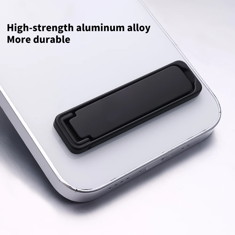 Metal Phone Kickstand Sticker Adjustable Angle Zinc Phone Boost Holder Vertical and Horizontal Stand for Cell Phone for IPhone