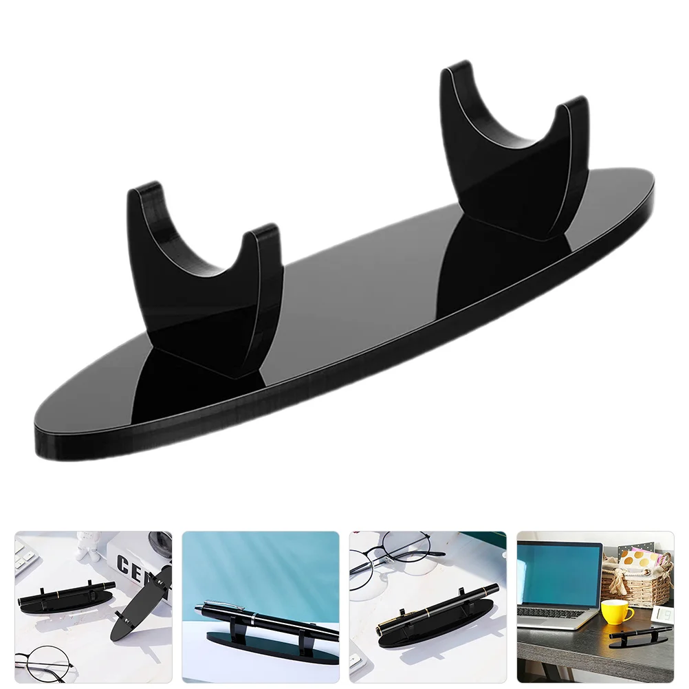 رف عرض القلم الأكريليك حامل القلم منظم تخزين متعدد الأغراض لأقلام الرصاص وفرش المكياج لسطح المكتب #2