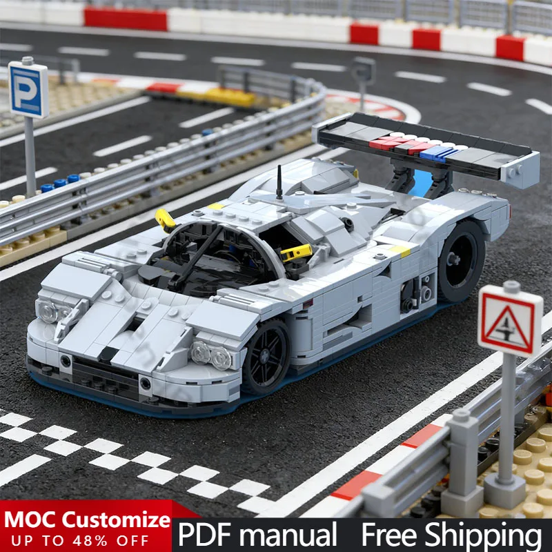 

Набор для сборки гоночного автомобиля из 944 деталей, модульный конструктор MOC для гонок на выносливость, простая технология, DIY игрушка, подарок на Рождество