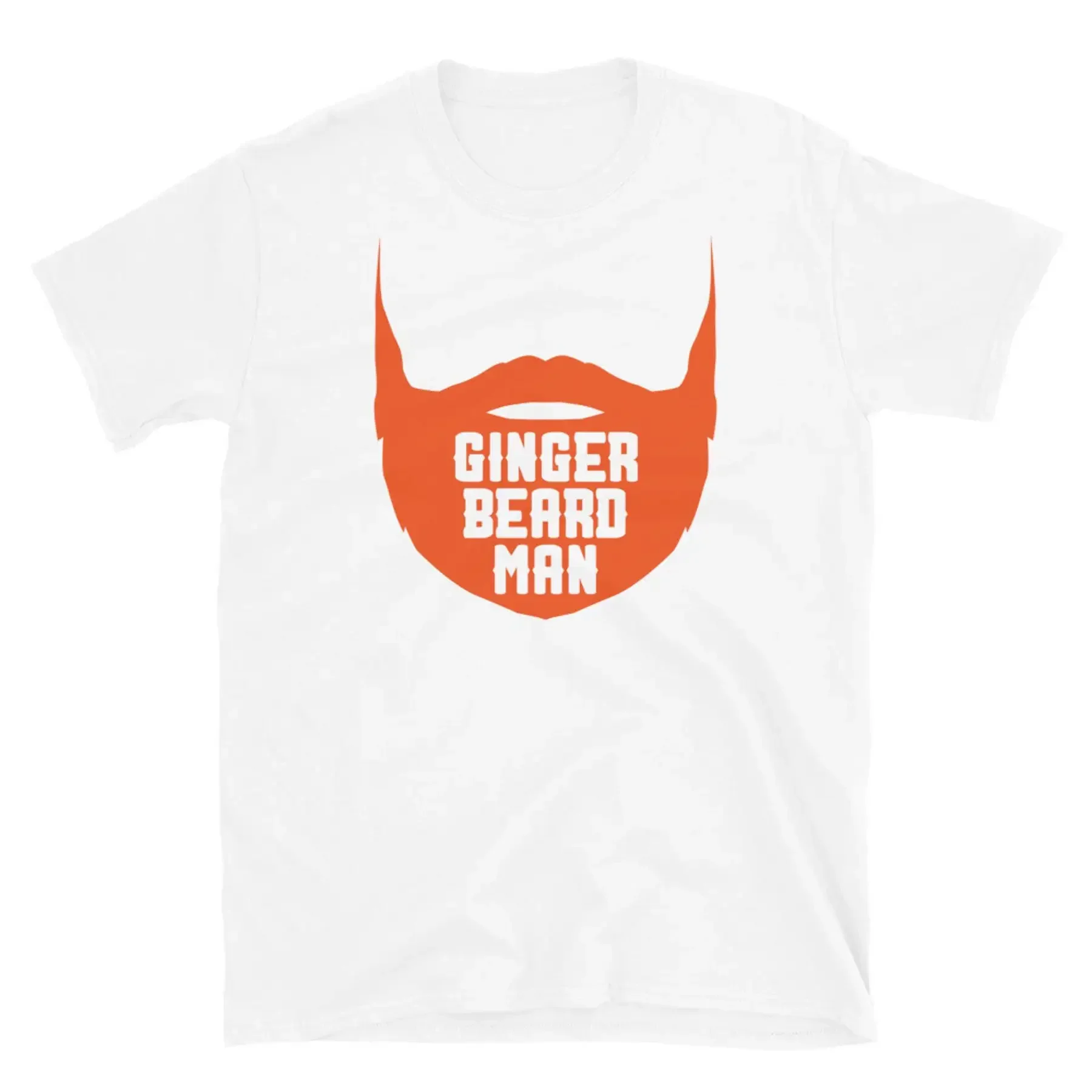 Funny Hipster Red Head Ginger Beard Man Short Sleeve Unisex T Shirt