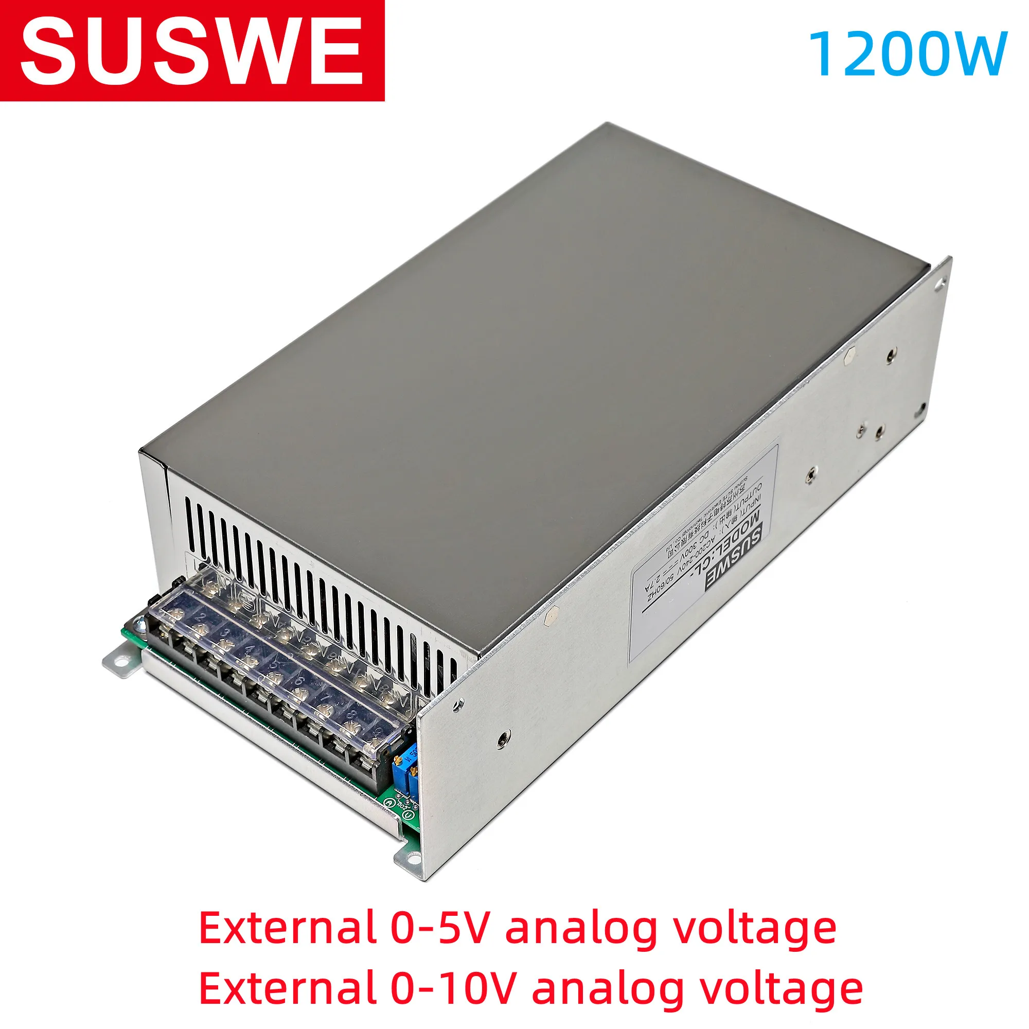 Imagem -02 - Tensão de Controle de Sinal Externo Ajustável 1200w Regulada dc Fonte de Alimentação de Comutação Ajustável 05v 010v