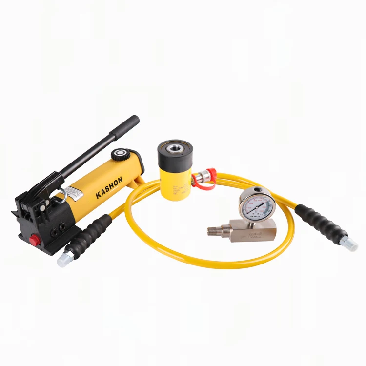 Cilindro hidráulico telescópico oco de 12 toneladas de ação única RCH-120