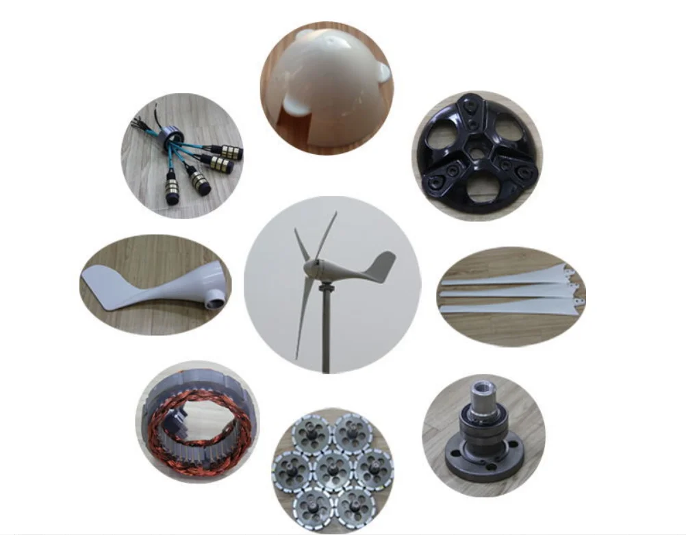 800W Wind Turbine Solar and Wind Power Systems for Home 48V Electric Wind Turbine Generator Turbines for Sale