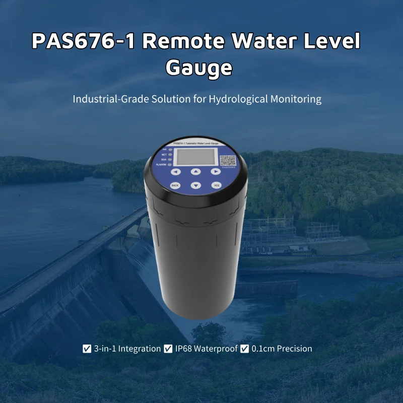 PAS676-1 Remote Water Level Gauge Pressure Sensor 3-In-Multi-Center Telemetry Gauge Sensor for Environmental Monitoring