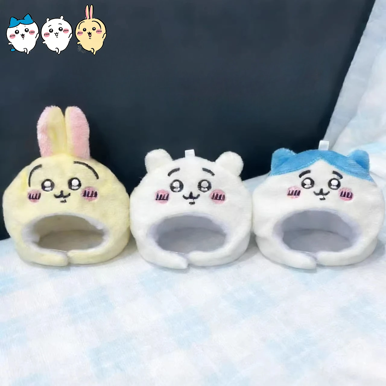 

Kawaii Chiikawa Usagi Costume Headgear Hachiware Doll Hat Accessory for Anime and Cartoon Dolls' Hat and Clothes