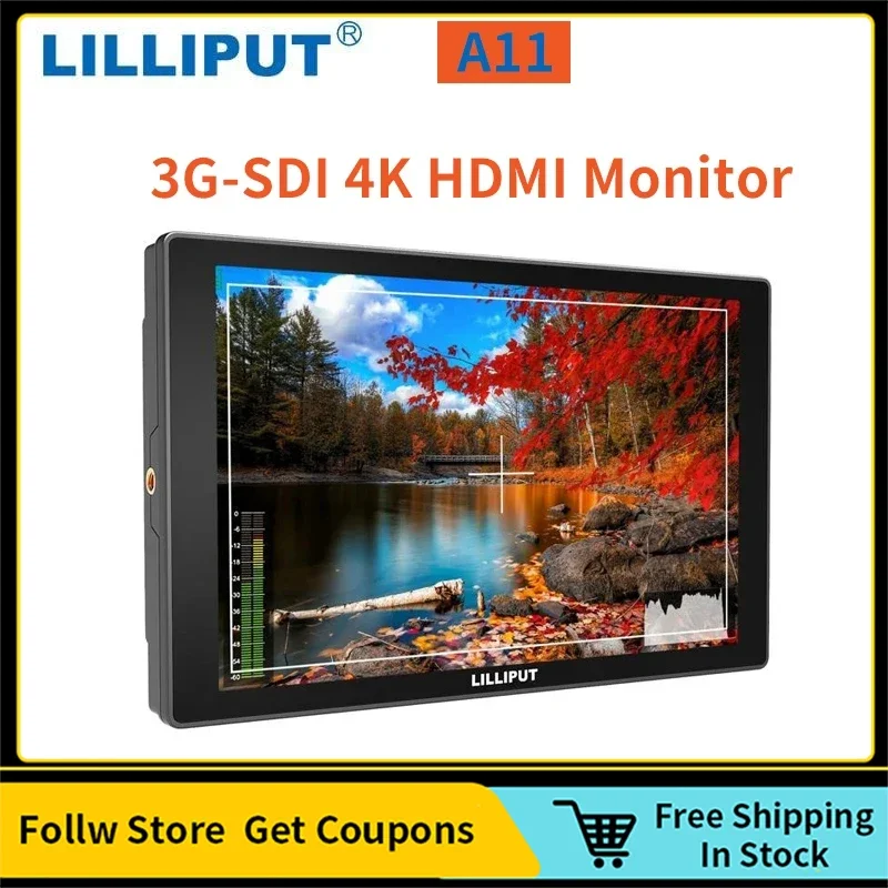 

Lilliput A11 10.1 Inch 4K DSLR Full HD 1920x1200P Field Monitor 3G-SDI HDMI IPS Camera Video Filmmaking Monitor