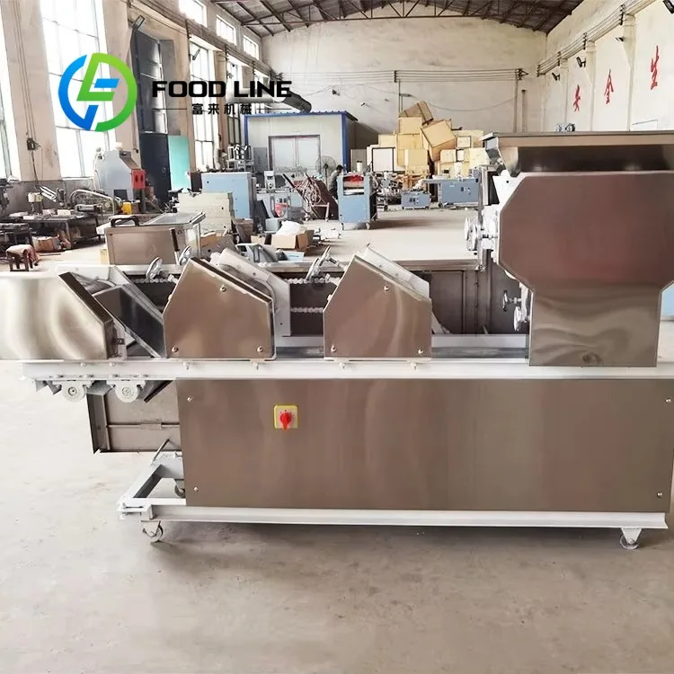 Commercial Automatic Fresh Noodle Making Machine, Noodle Cutting Machine, Japanese Ramen Noodle Machine