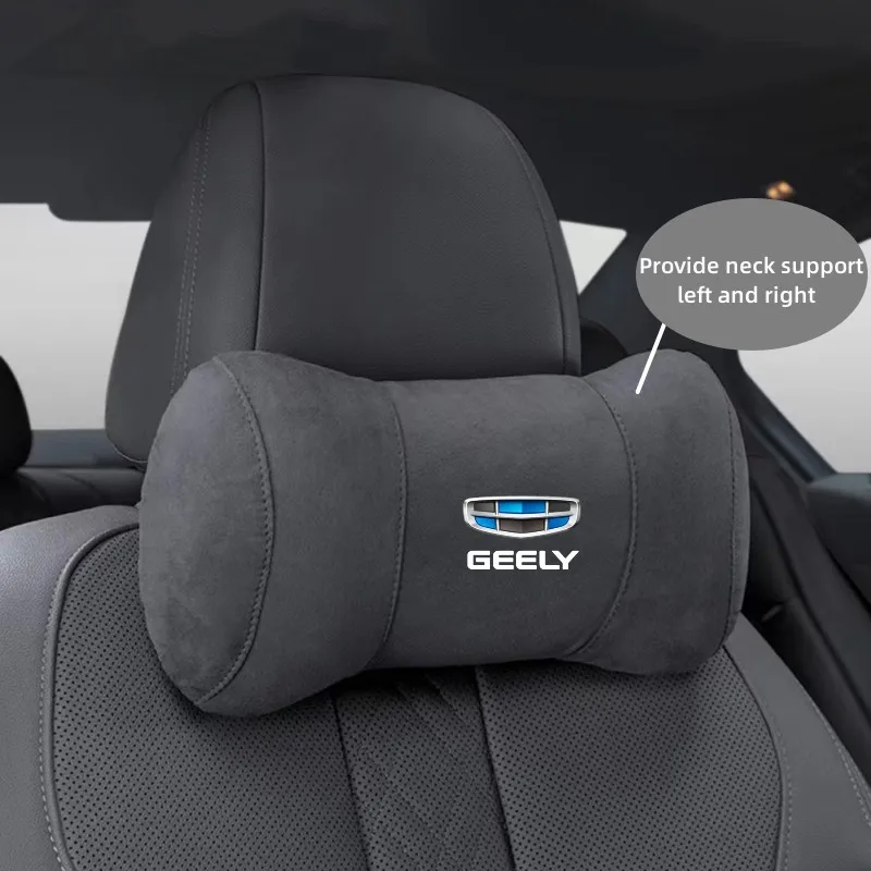 

Car Headrest Neck Protection Pillow Plush Warm Cushion For geely coolray atlas Emgrand X7 EC7 Boyue CK2 GC6 Parts LC Accessory