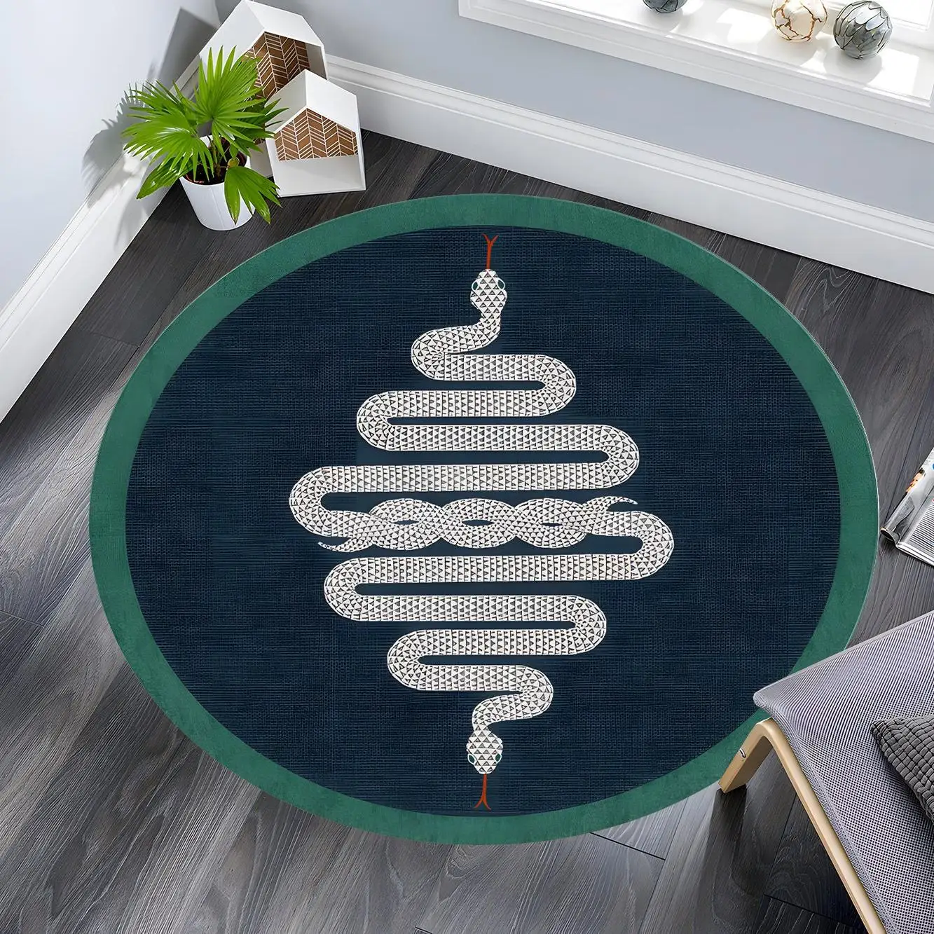 Zebra Safari Round Area Rug Vintage Animal Running Horse Circle Carpet Washable Non Slip Wild Black Living Room Decor