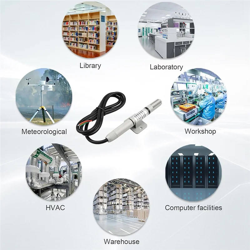 ABMR-RS485 جهاز إرسال درجة الحرارة والرطوبة جهاز إرسال القناة المتكامل لدرجة الحرارة والرطوبة