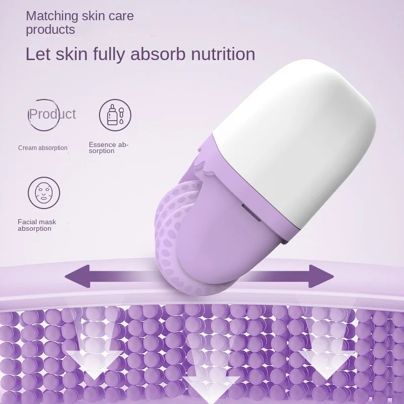 얼굴 롤러 쿨링 아이스 더블 롤러 얼굴 리프팅 마사지, 재사용 가능한 다기능 스킨 케어, 근육 콜드 테라피, 근육 도구