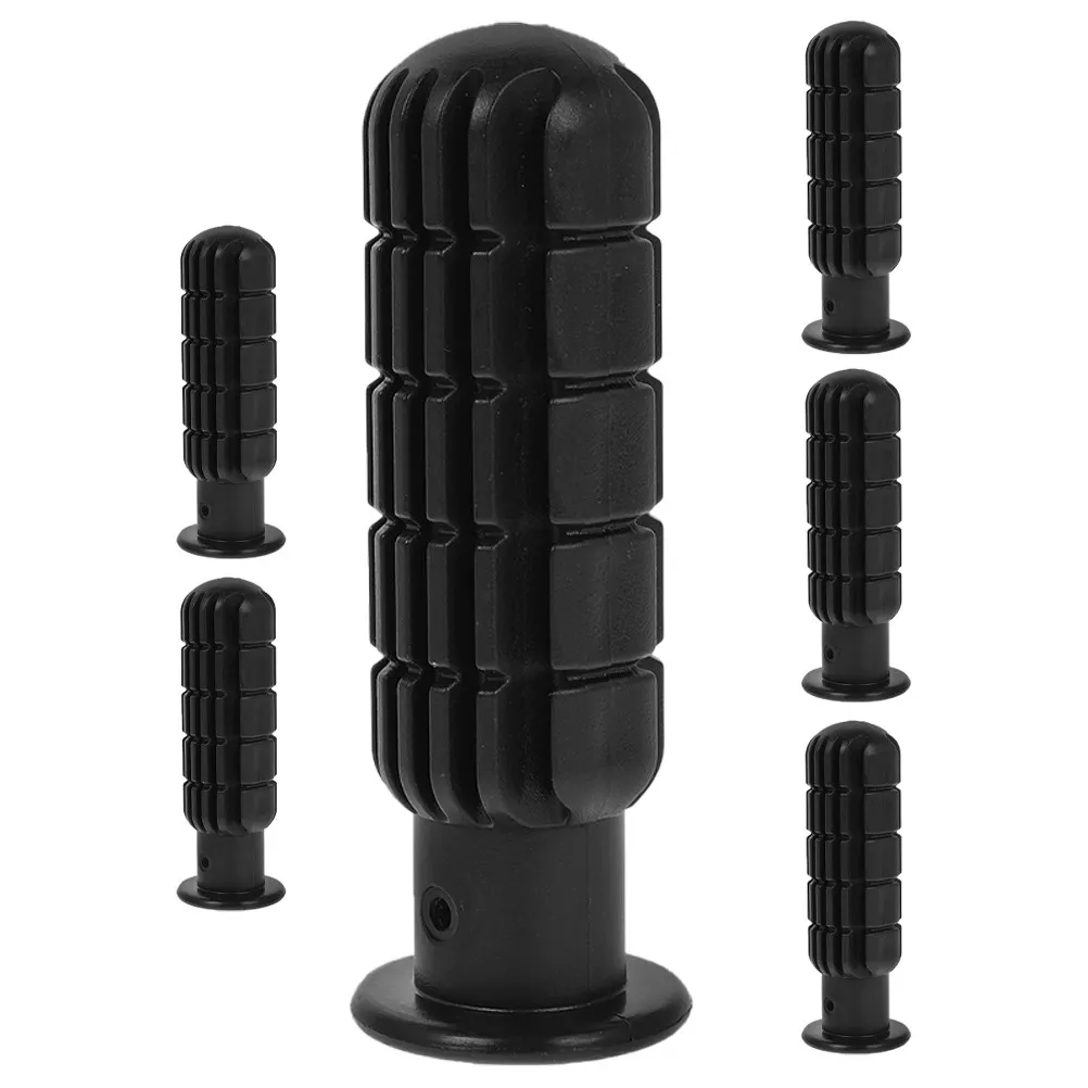 

6 шт. пластиковых ручек для настольного футбола, удобные, с захватом 8 мм, сменные, противоскользящие, для настольного футбола 07M, аксессуары