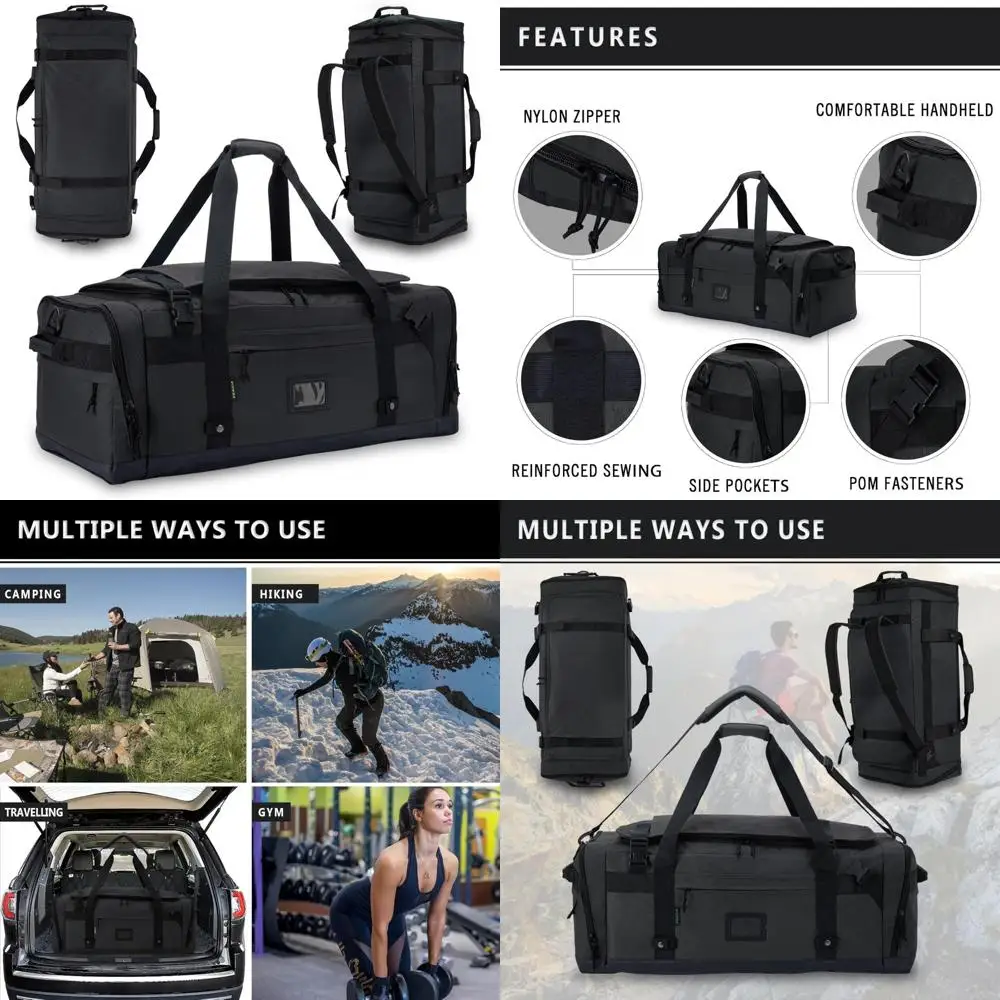 

Сверхмощная складная дорожная спортивная сумка для мужчин и женщин, тактический холщовый спортивный рюкзак, дополнительная спортивная сумка в стиле милитари