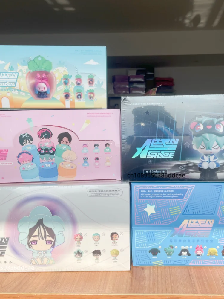 Oryginalny, dostępny w magazynie, Alien Stage Blind Box Seria Królików, Seria College, wszystkie blind boxy z PVC, modne zabawki, gadżety dla fanów. — 2
