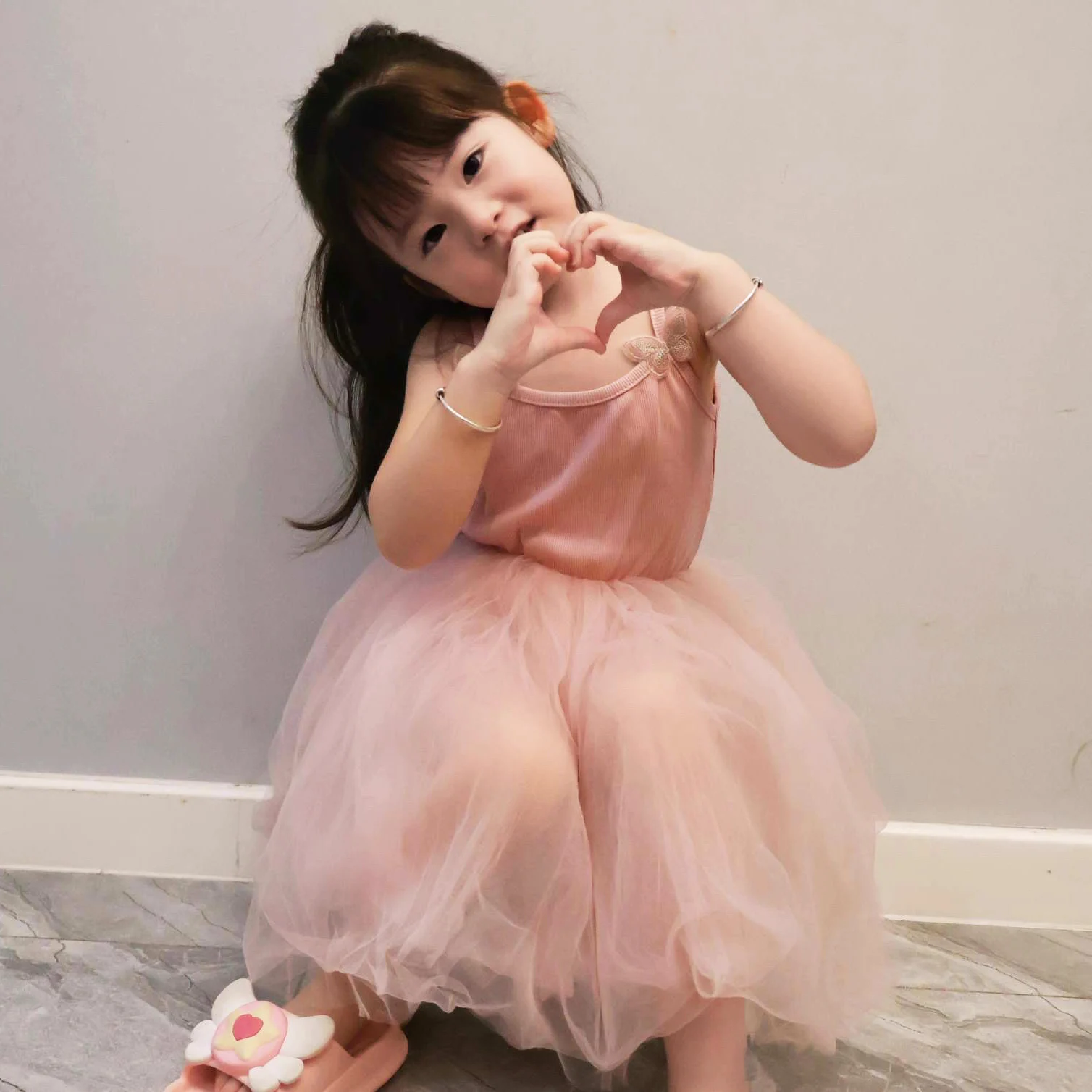 

2-8T Toddler Kid Baby Girl Tutu Dress Elegant Infant Summer Clothes Sleeveless Outfit Birthday Party Princess Puff Dress