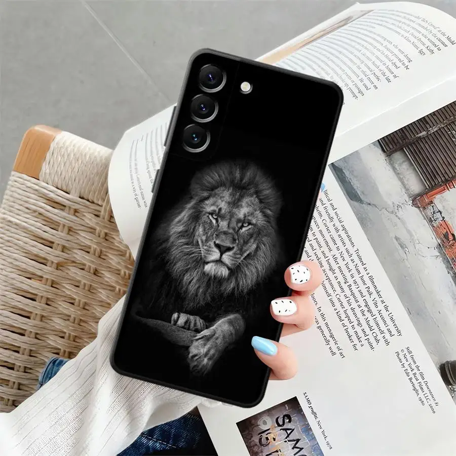 Case for Samsung Galaxy A05 A23 A53 A17 A57 A15 A37 A55 A25 A16 A52 A36 A06 A73 A51 Phone Cover A41 A13 A12 A50 A70 Animal Lion