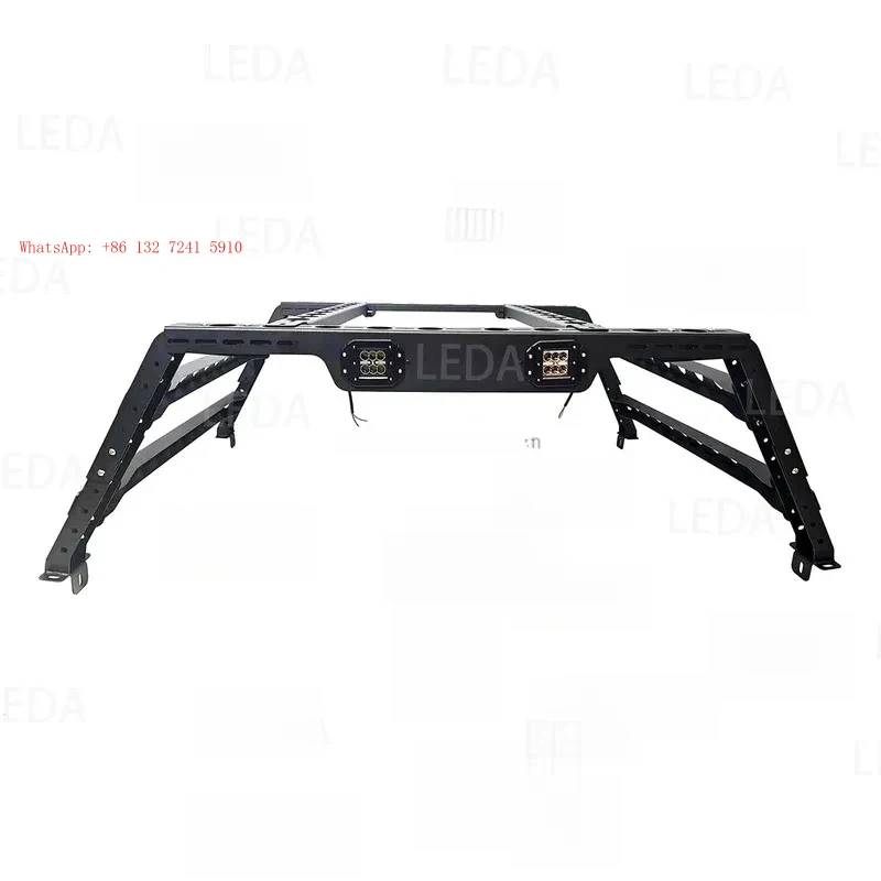 

Factory direct sales Universal 4X4 Steel Roll Bar Roof Rack Patrol Tub Accessory With Hitch Mount Car Accessories