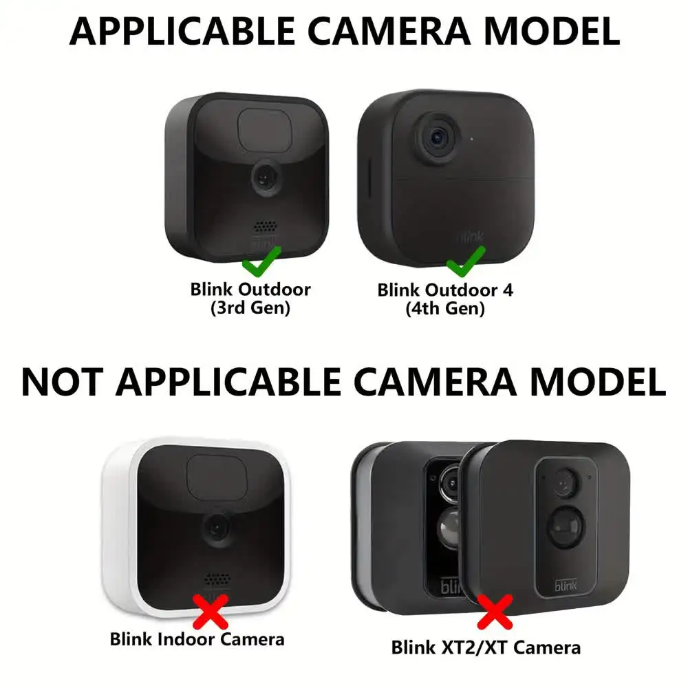 Suitable For Blink Outdoor 4th Gen 3rd Gen surveillance camera wall mounting bracket protective case anti camera housing bracket