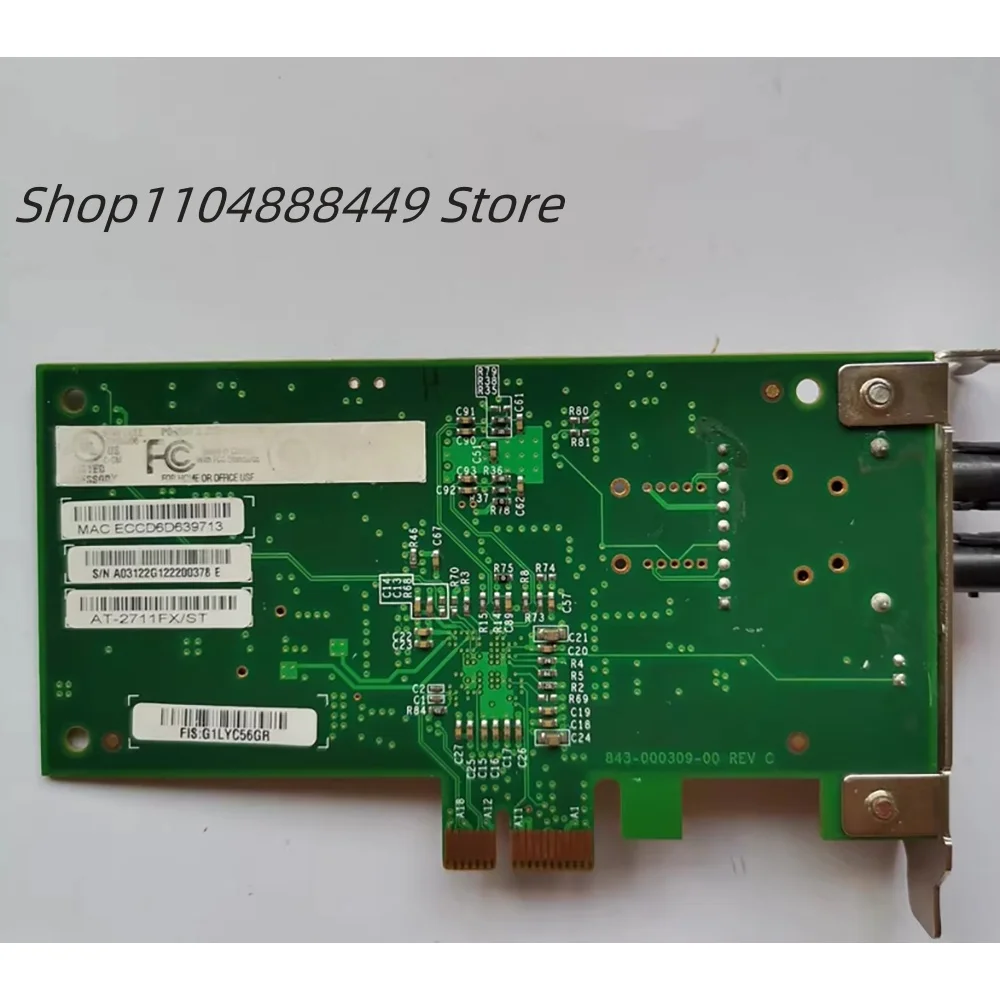 لبطاقة الشبكة الضوئية AVAGO AT-2711FX/ST 100 ميجابت