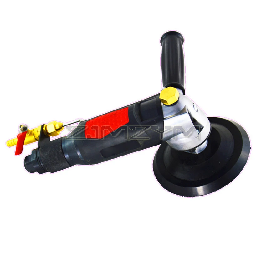 

5" Water Grinding Machine Professional Pneumatic Wet Stone Cutting Machine Air Angle Grinder Tool Stone Polishing Machine 1/4’P