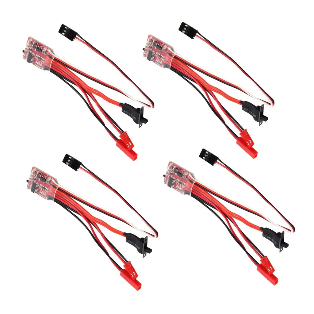 Set Of 4 20A Brushed ESC for RC Crawler Truck Tank Parts 3-9.4V