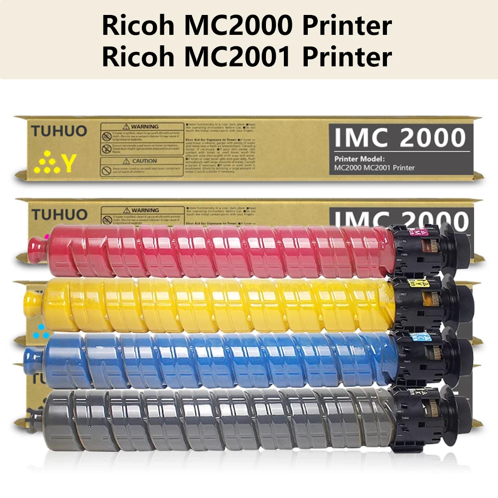 

MC2000 MC2001 Color Toner Cartridge Replacement for Ricoh MC2000 MC2001 2003 2004 Printer (14,500 Pages)High Yield