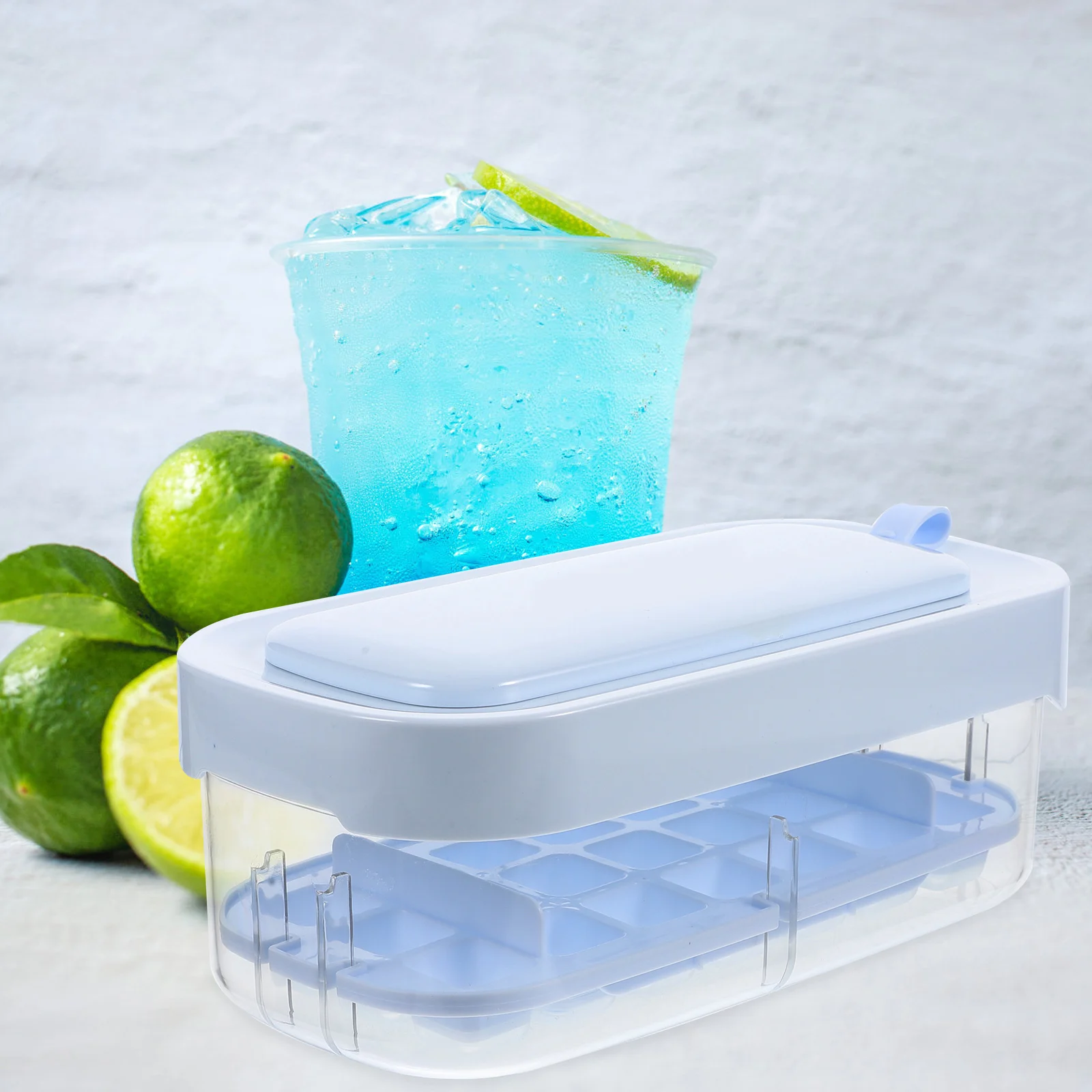 

Silicone Ice Box Making Maker Tray Cubes Bauble Mould Mold Molds for Cocktails High Capacity